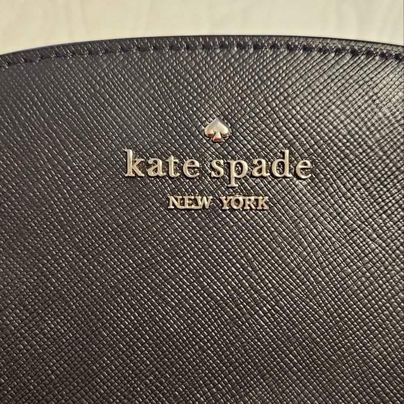 Kate Spade Black Saffiano Crossbody Purse - Picture 3 of 10